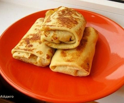Блинчики с мясом