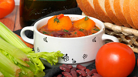 Фасолада - веган-суп