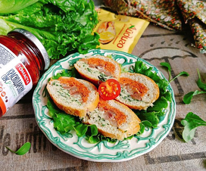 Фаршированный батон