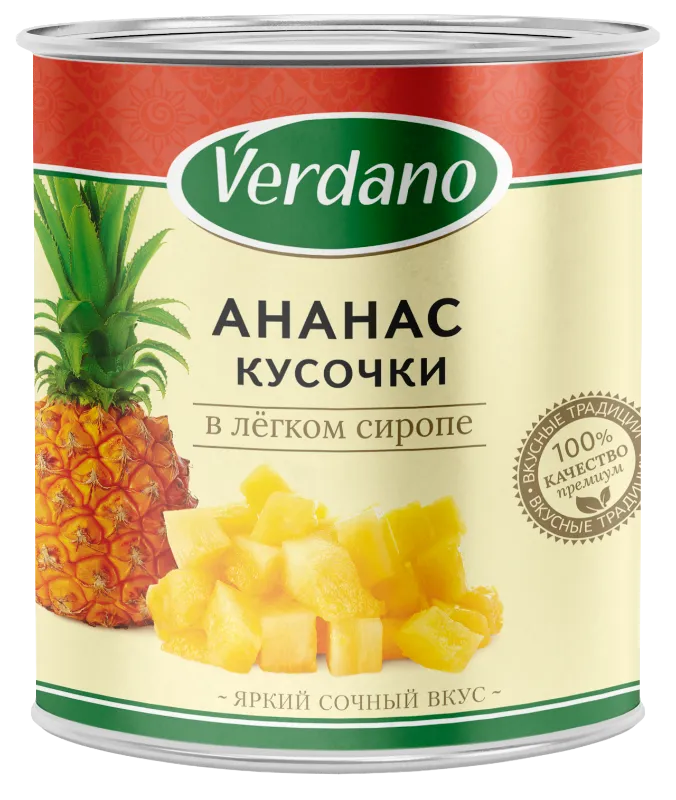 Ананасы кусочки Verdano