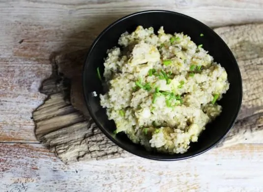 Каша ячневая с курицей и грибами