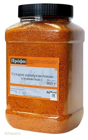 Панировочные сухари оранжевые, 900 г