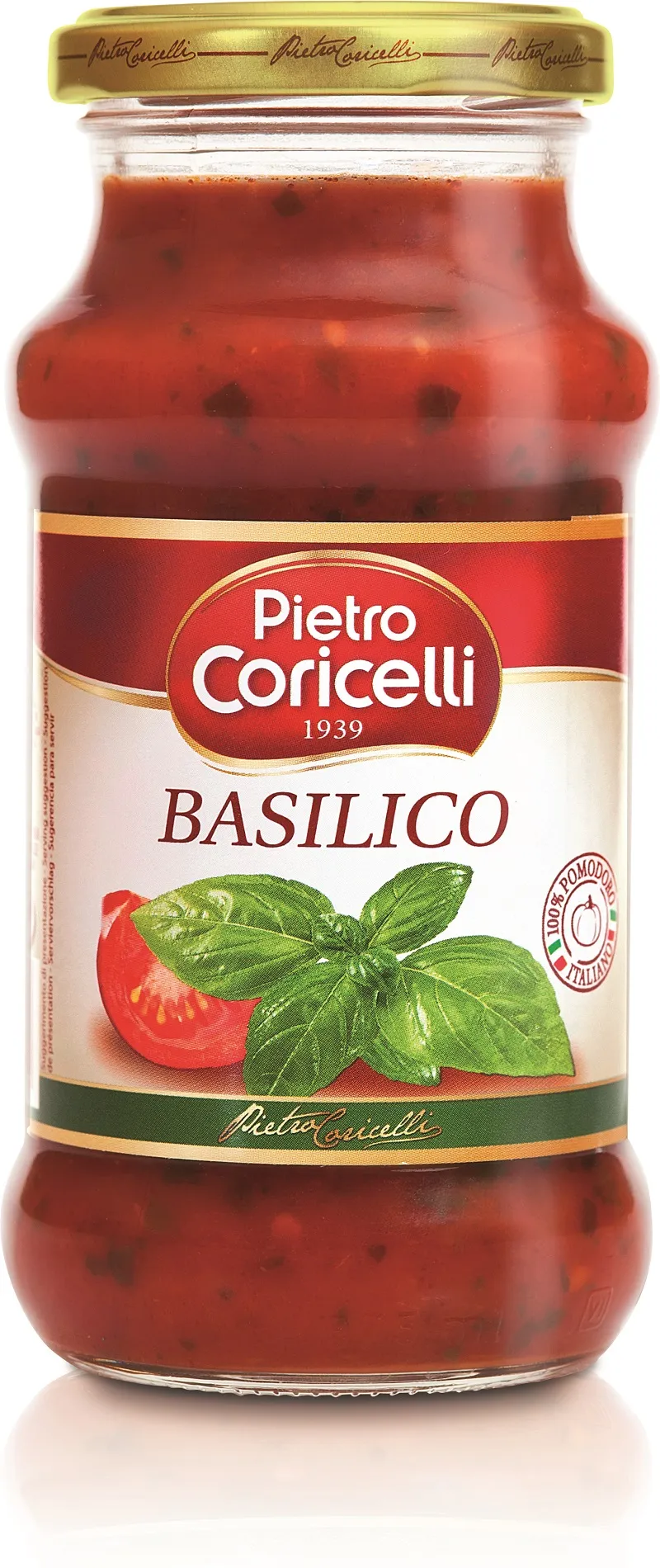 Соус томатный с базиликом Pietro Coricelli, 370 г