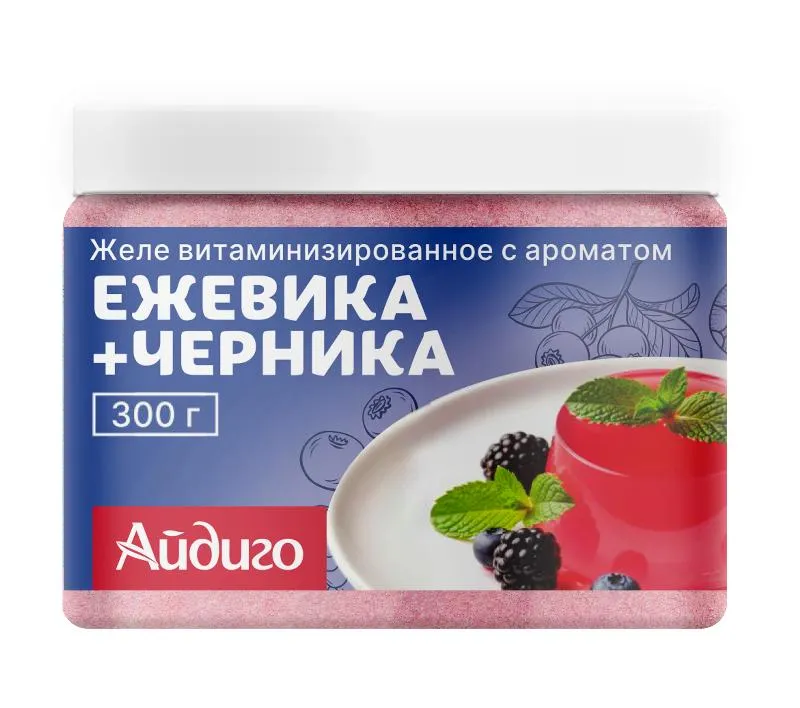 Желе Ежевика-Черника, 300 г