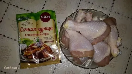 Сочная курица в чесночном соусе