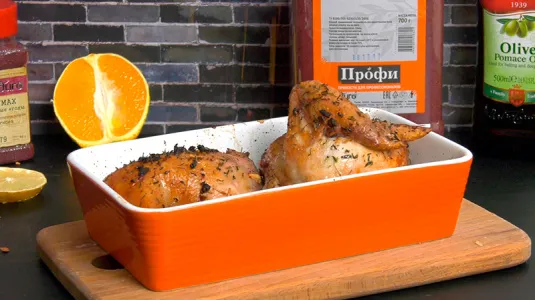 Печеный цыпленок с сумахом и лимонами