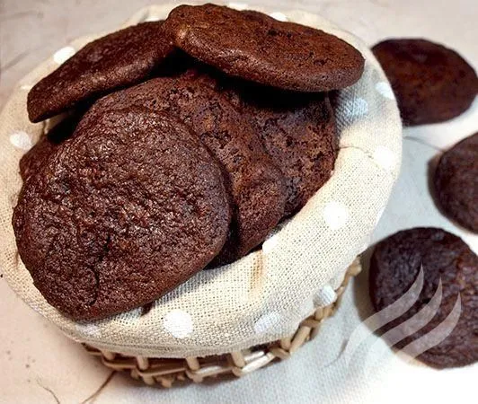 Шоколадное печенье с абсентом