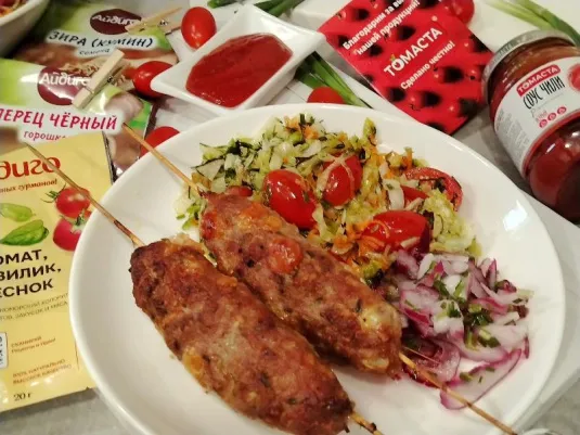 Люля-кебаб с сыром