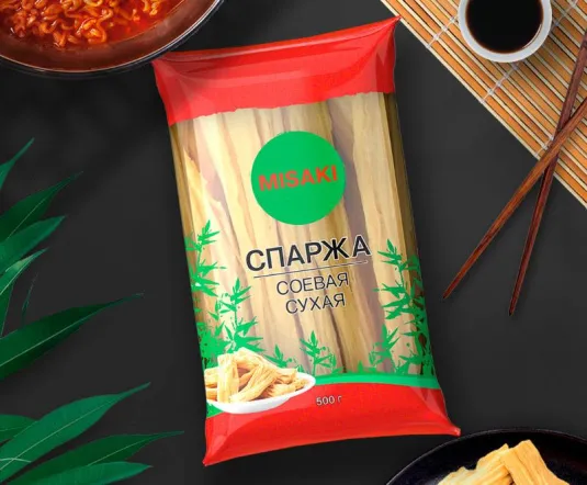 Соeвая спаржа (фучжу) - польза белкового продукта и рецепты приготовления.