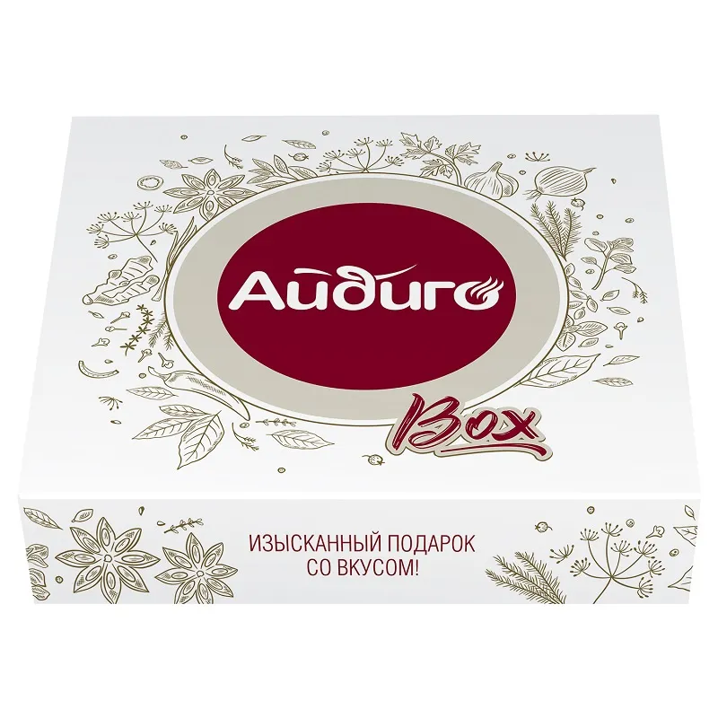 Подарочный набор специй Айдиго Box (21 колба в штативе)