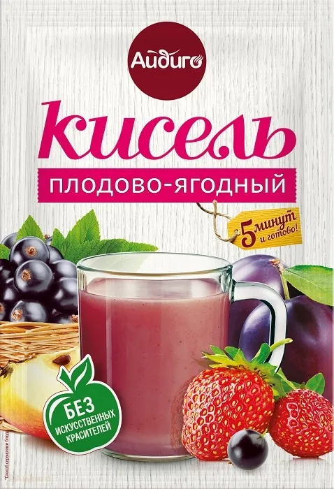 Кисель Плодово-ягодный, 80 г
