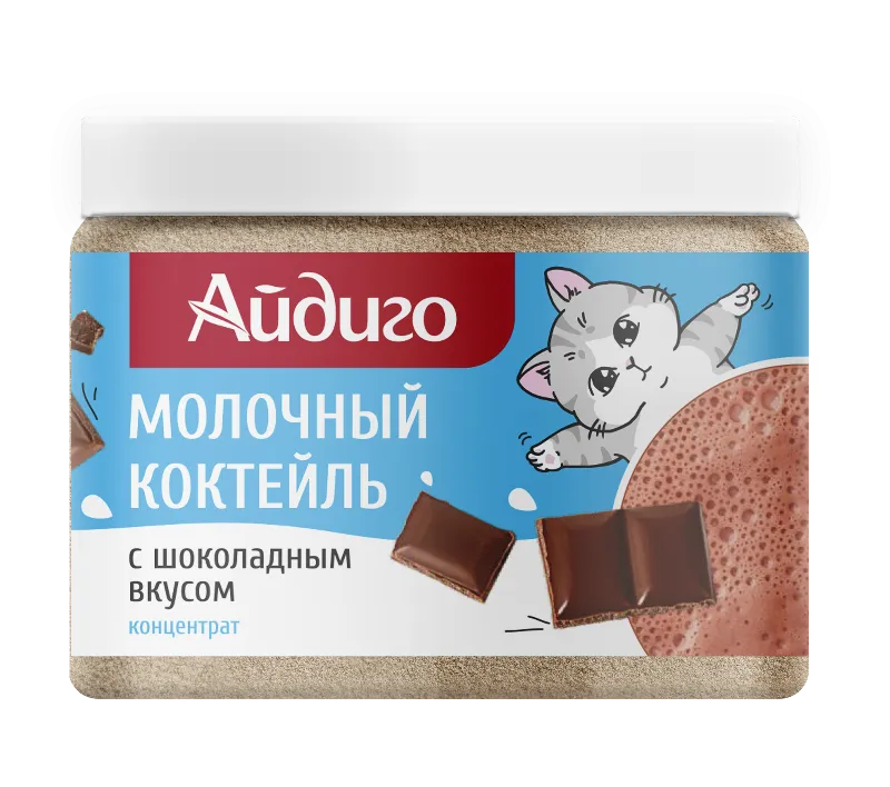 Молочный коктейль "Шоколадный" Айдиго, 250 г