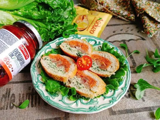Фаршированный батон