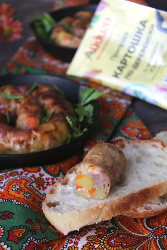 домашняя колбаса