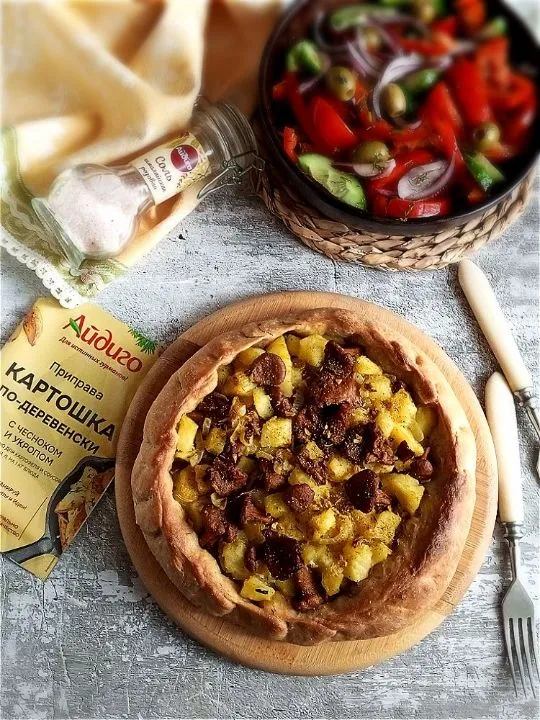 рецепт галеты с грибами