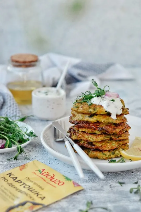овощные оладьи