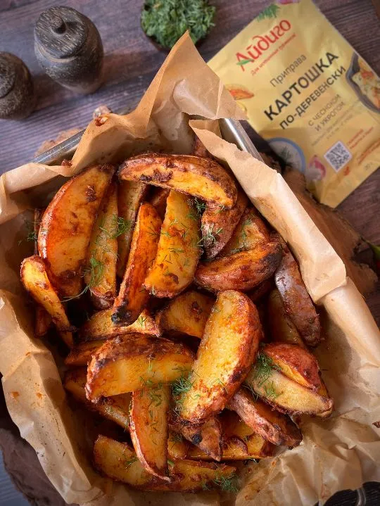 картошка по-деревенски