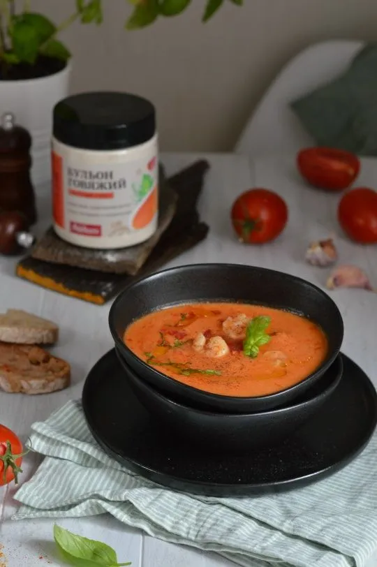 суп из печеных томатов