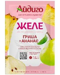 желе со вкусом ананаса и груши